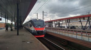 Электропоезд ЭП2Д-0021 ЦППК платформа Окружная МЦД-1 8.07.2026