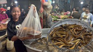 Поход на рынок, покупаем угря и ингредиенты — 2 рецепта с угрем — Готовим со Срейпич