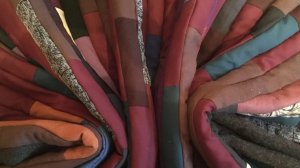 Просят ещё! (шить легко и быстро) DIY Коврик из полосок ткани, объемными трубочками с синтепоном