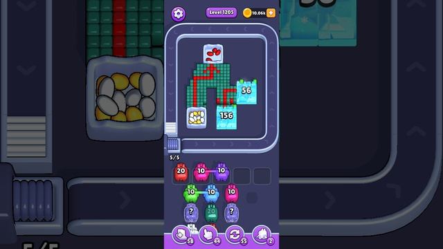Прохождение 1205 уровня Pixel Flow