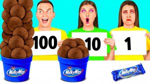 100 Слоев Еды Челлендж # Секретные Лайфхаки и Гаджеты с Fun Fun Challenge