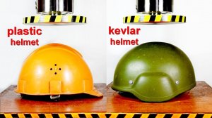 HYDRAULIC PRESS VS SAFETY HELMETS