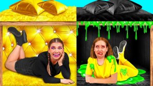 Секретный Домик Под Кроватью # Богатая vs Бедная Смешные Cитуации от DoDo Challenge