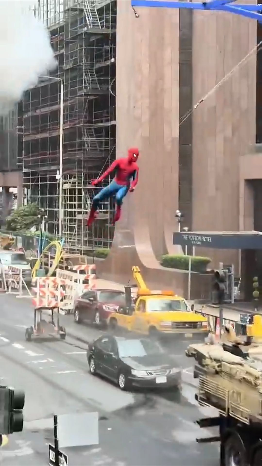ЧЕЛОВЕК ПАУК - СЦЕНА СО СЪЁМОК | SPIDER MAN MARVEL