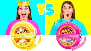 Бедная vs Богатая vs Ультра Богатая еда Челлендж # Съедобная Битва