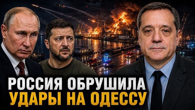 РОССИЯ ОБРУШИЛА УДАРЫ НА ОДЕССУ