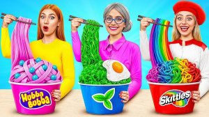 Кулинарный Челлендж_ Я против Бабушки _ Секретные Лайфхаки и Гаджеты