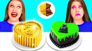 Дешевая vs Дорогая еда Челлендж # Забавные Лайфхаки с Едой от