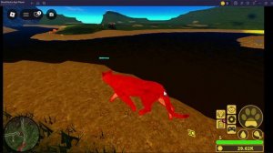 Бегу за оленем и встречаю своих знакомых в Roblox: Yellowstone Unleashed