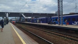 Электропоезд ЭП2Д-0091 ЦППК станция Лобня МЦД-1 8.07.2026