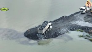 Строительство, дороги на озере, высотные съёмки