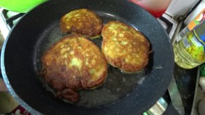 Капустные оладьи