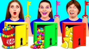 Выбери Правильный Ключ Челлендж # Смешные Челленджи с Едой от