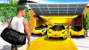 Собираем ВСЕ ЗОЛОТЫЕ LAMBORGHINI в GTA 5! Автодубляж