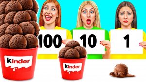 100 Слоев Еды Челлендж # Кухонные Лайфхаки и Рецепты от Funny DO Challenge