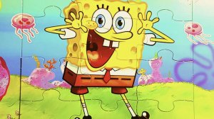 Собираем Пазл Губка БОБ SPONGEBOB Squarepants Puzzles for kids Видео для детей и малышей