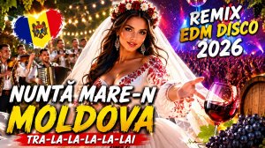 Nuntă Mare-n Moldova 💃🍷Remix | Tra-La-La-La-Lai | Moldovan EDM Disco 2026 | Молдавская песня