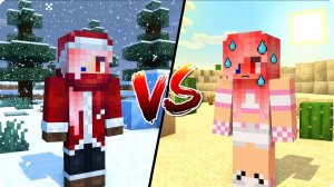 🥵🥶ЖАРА vs МОРОЗ в МАЙНКРАФТ! ЛЕСКА