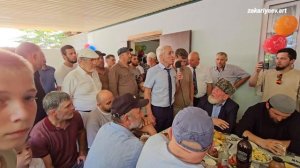 Встреча олимпийского чемпиона Магомеда Рамазанова .