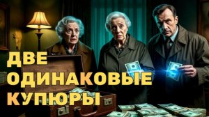 Аудиокнига «ДВЕ ОДИНАКОВЫХ КУПЮРЫ» детектив