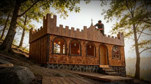 Я потратил 14 дней на строительство замка из камня и дерева в глухом лесу.