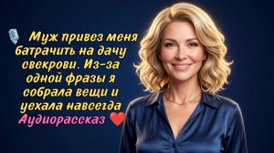 Муж привез меня батрачить на дачу свекрови. Из-за одной фразы я собрала вещи и уехала навсегда.