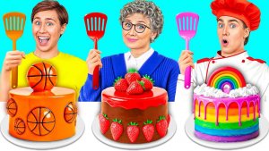 Кулинарный Челлендж_ Я против Бабушки _ Безумные Ситуации с Едой