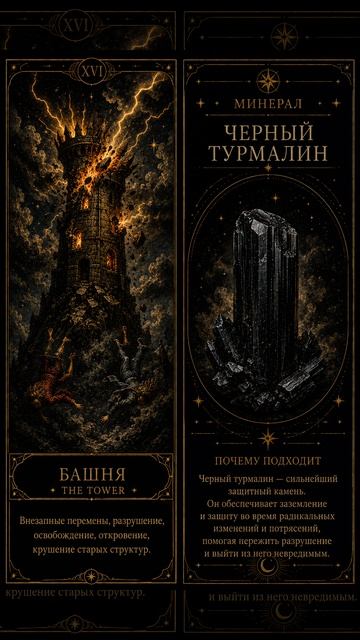 Аркан башня-черный турмалин