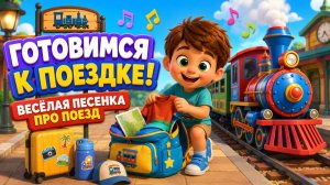 ГОТОВИМСЯ К ПОЕЗДКЕ! ВЕСЁЛАЯ ПЕСЕНКА ПРО ПОЕЗД