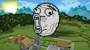 НАШУ ДЕРЕВНЮ ОПЯТЬ ЗАТРОЛЛИЛИ В МАЙНКРАФТ | Риколит Minecraft