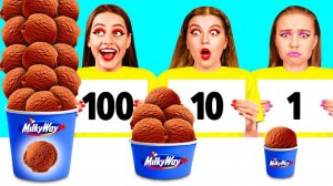 100 Слоев Еды Челлендж # Безумная Кулинарная Битва от DaRaDa Challenge