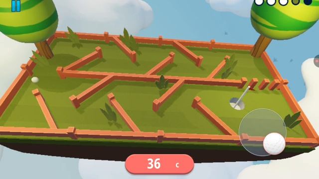 Играем в игру Tilt It! Golf