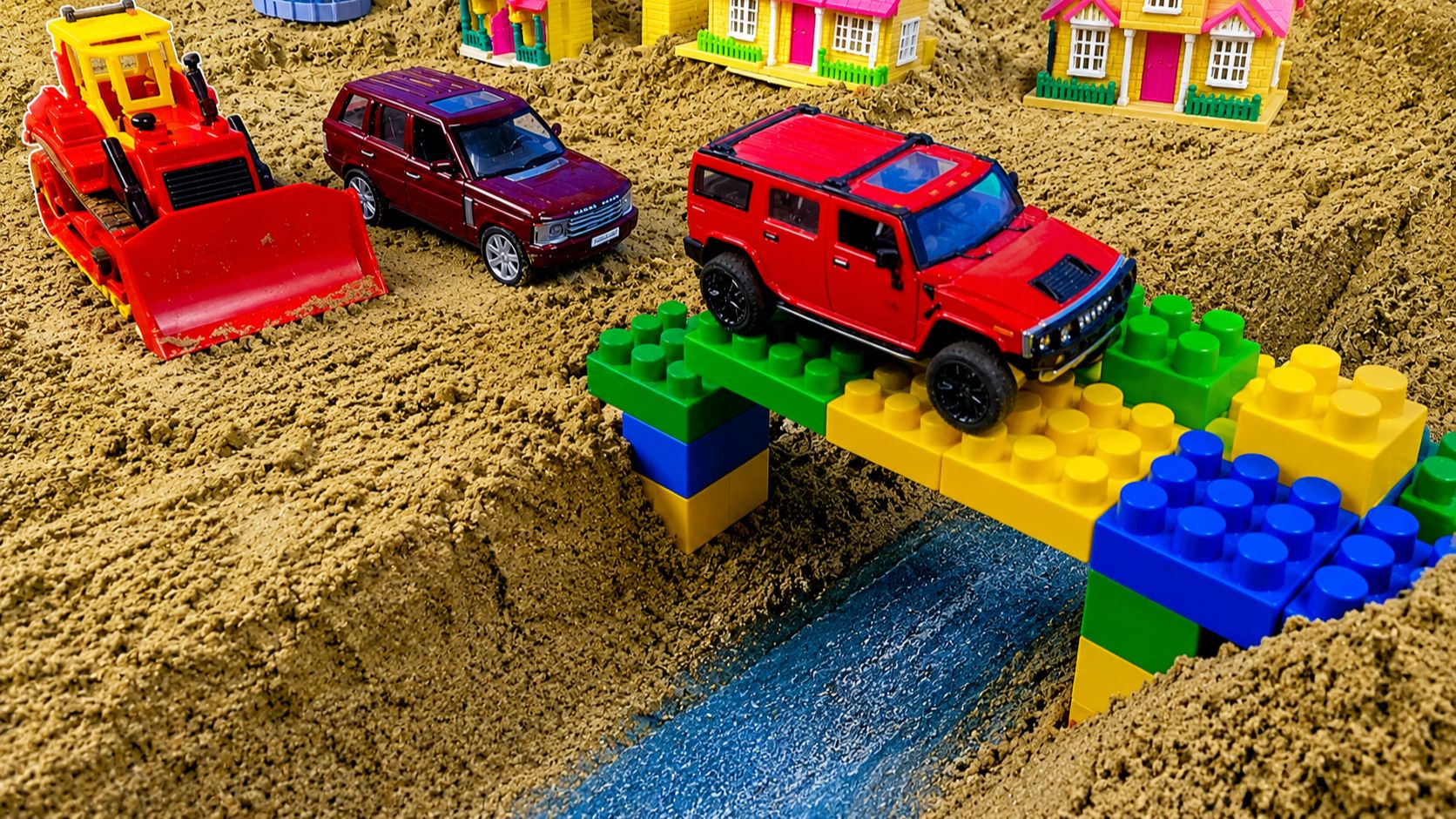 Мультик про машинки: Большая стройка МОСТА 🚜🏗️ Манкиту