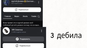 Обзор на трëх глупых Рутуберов-Крутой Джевин, Мистер Семечко и Дëрпл.