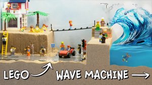 Наводнение в Lego City — прорыв дамбы, эксперимент с цунами и роскошная вилла