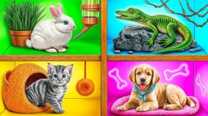 Строим Домики для Животных _ Сумасшедший Челлендж