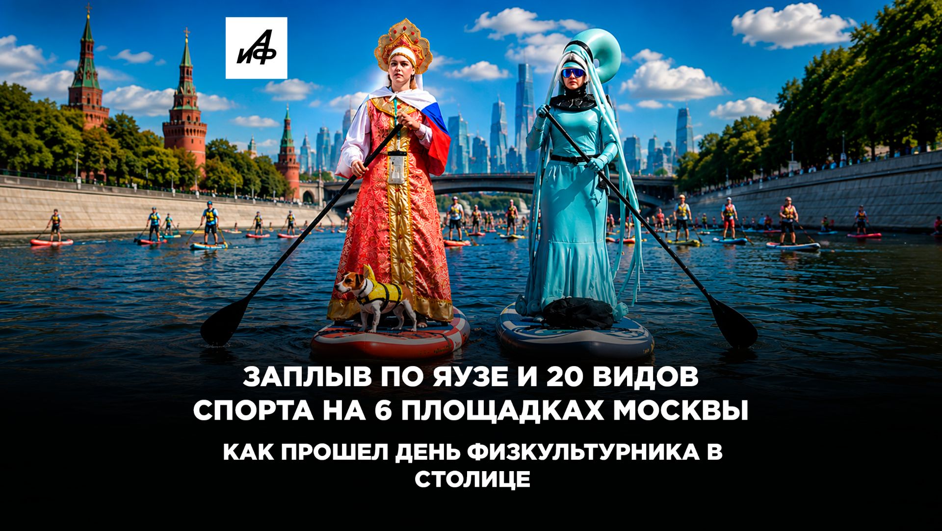 Заплыв по Яузе и 20 видов спорта на 6 площадках Москвы. Как прошел День физкультурника в столице
