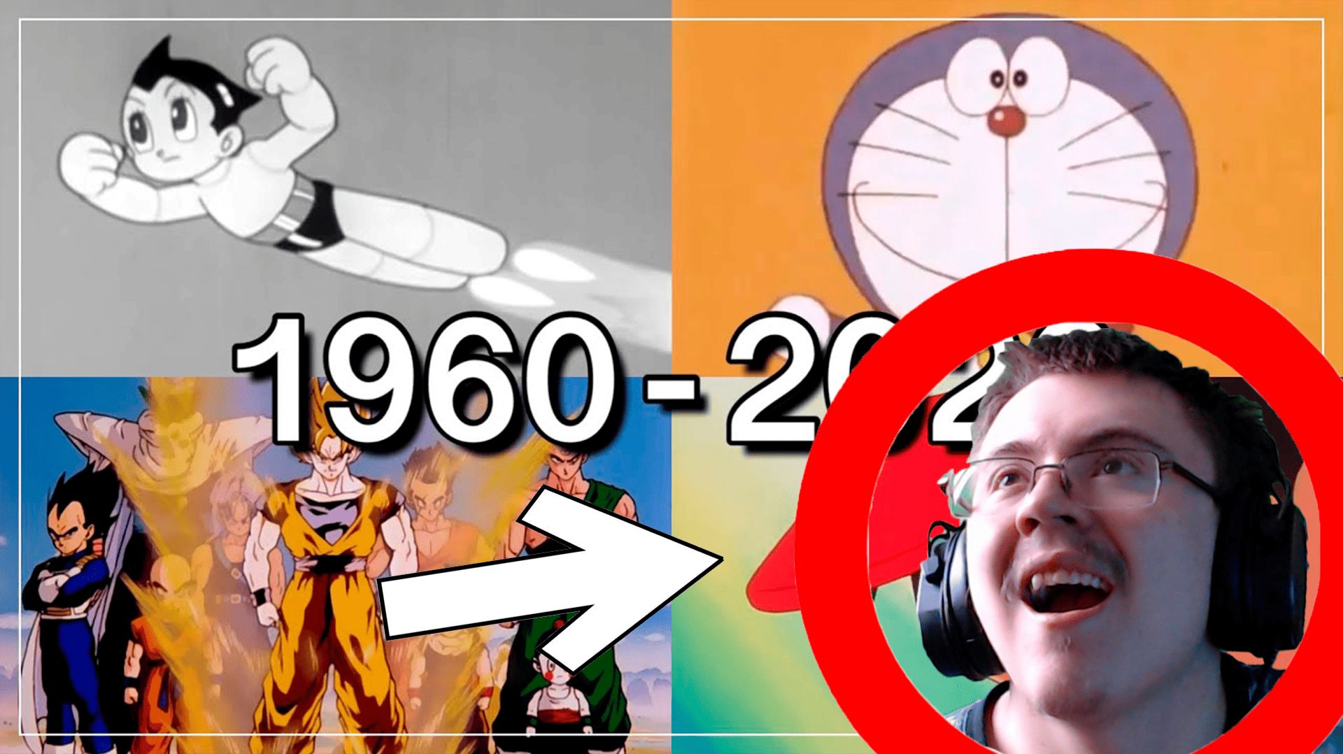 The Evolution Of Anime Series (1960 - 2020) | History Of Anime Through Openings | Реакция ✔