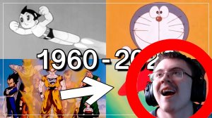 The Evolution of Anime Series (1960 - 2020) | History of Anime through Openings | Реакция ✔