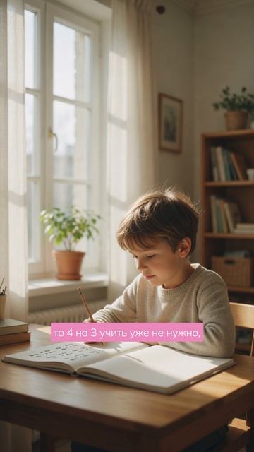 Таблица умножения это не обязательно 100 примеров