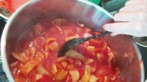 Лечо (простой рецепт).