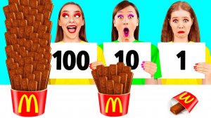 100 Слоев Еды Челлендж # Вкусные Кухонные Рецепты от KiKi Challenge