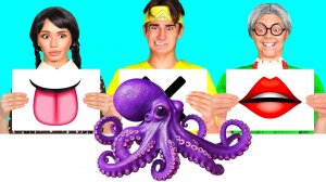 Откуси Лизни или Ничего Челлендж # Битвы с Едой от DoDo Challenge