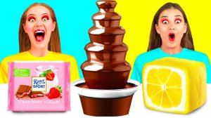 Шоколадный Фонтан Челлендж # Вкусные Рецепты c Fun Fun Challenge