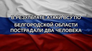 В результате атаки ВСУ по Белгородской области пострадали два человека