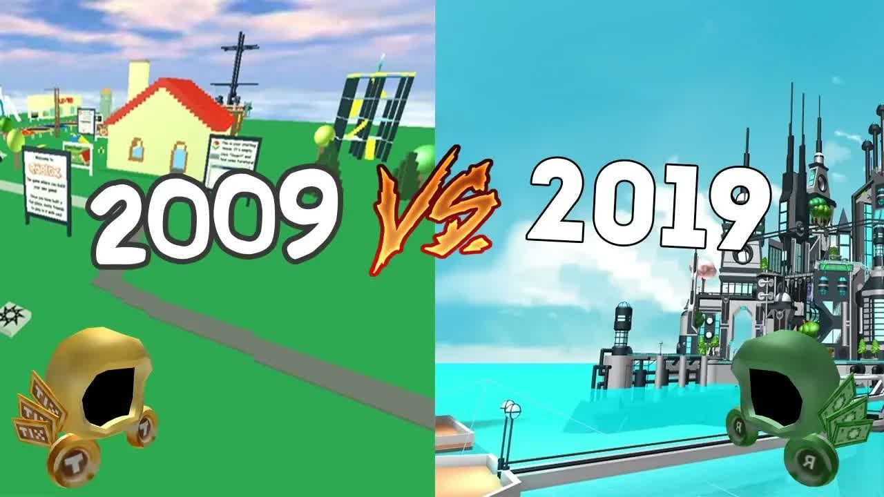 Роблокс 2009 Vs 2019 #10yearschallenge