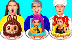 Кулинарный Челлендж# Я против Бабушки # Сумасшедшие Кулинарные Идеи от TaTaRa Challenge