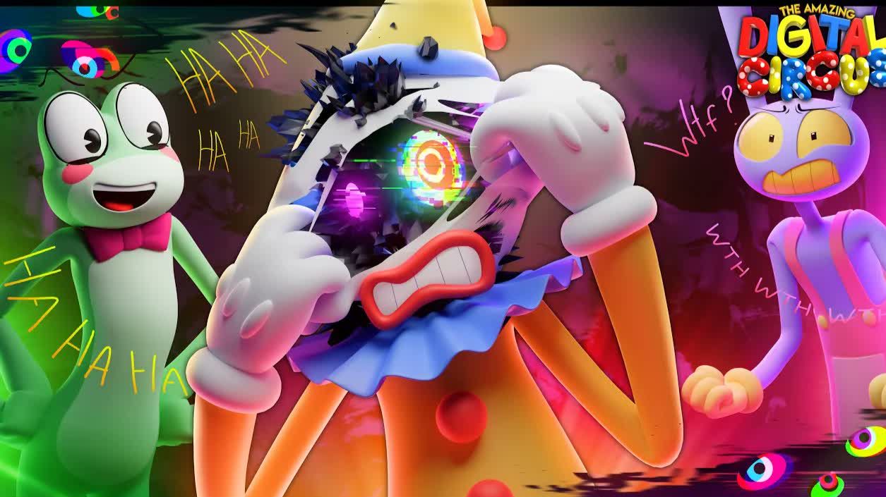 Удивительный Цифровой Цирк — Хэппи Фейс Песня Кауфмо об Абстракции 🎪😱 3Д-клип