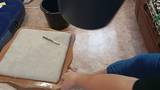 Плетение из ротанга для начинающих.Размечаем ведёрко и делаем отверстия.