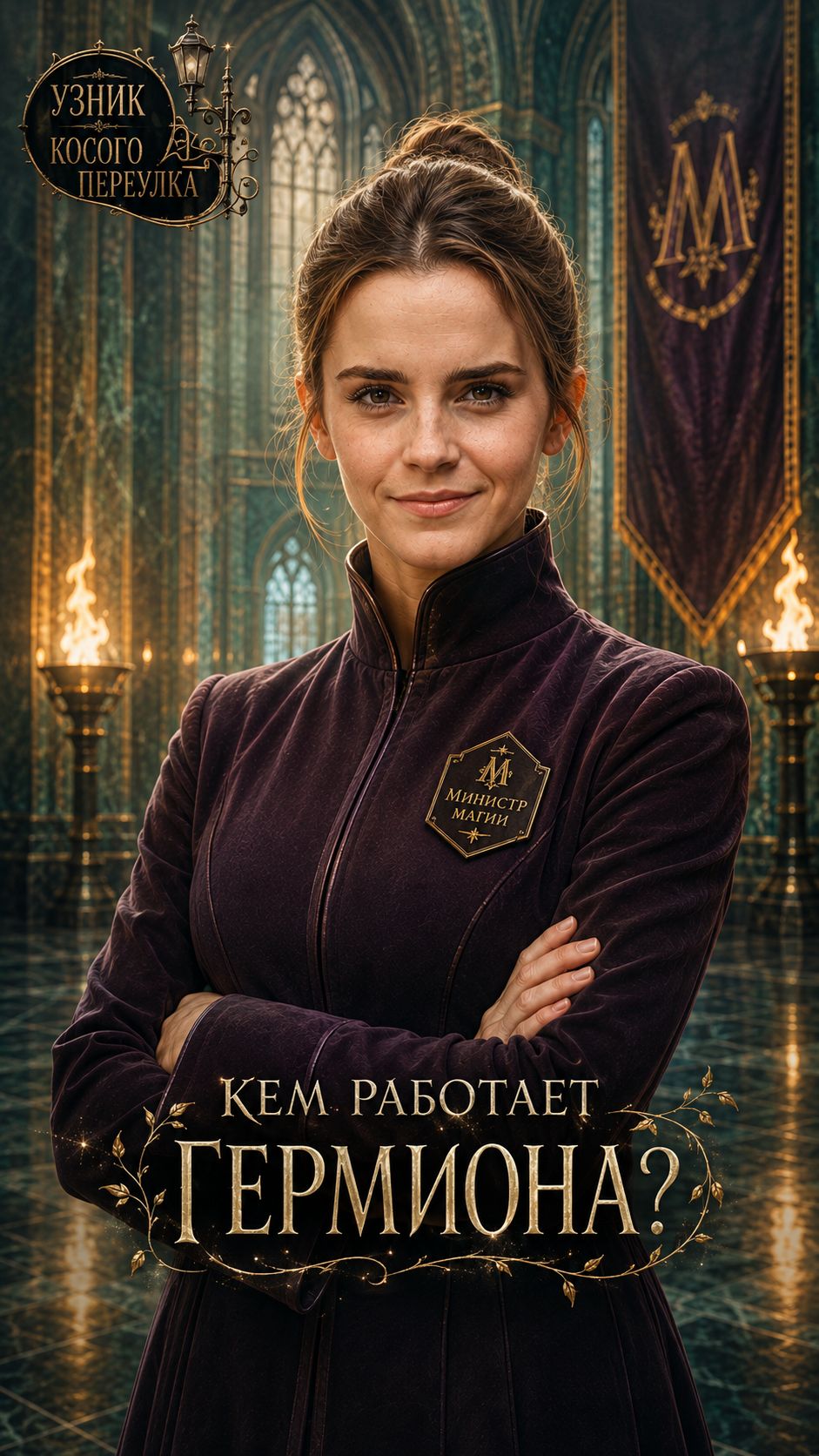 Кем работает Гермиона Грейнджер?